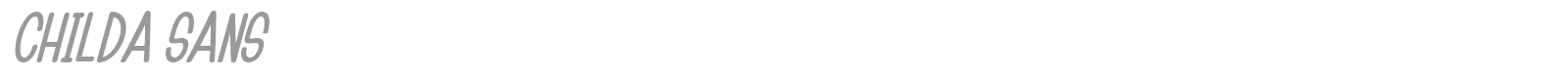 Childa font preview
